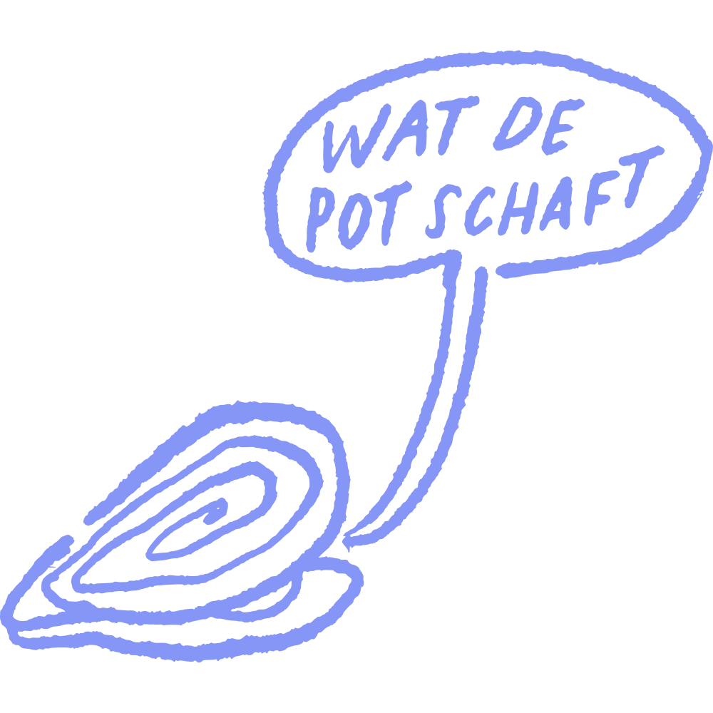 Illustration du menu surprise chez De Matroos en het Meisje à Katendrecht