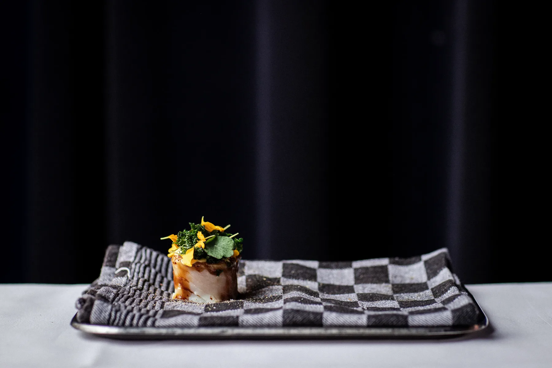 Amuse-bouche au restaurant de saison De Matroos en het Meisje à Katendrecht